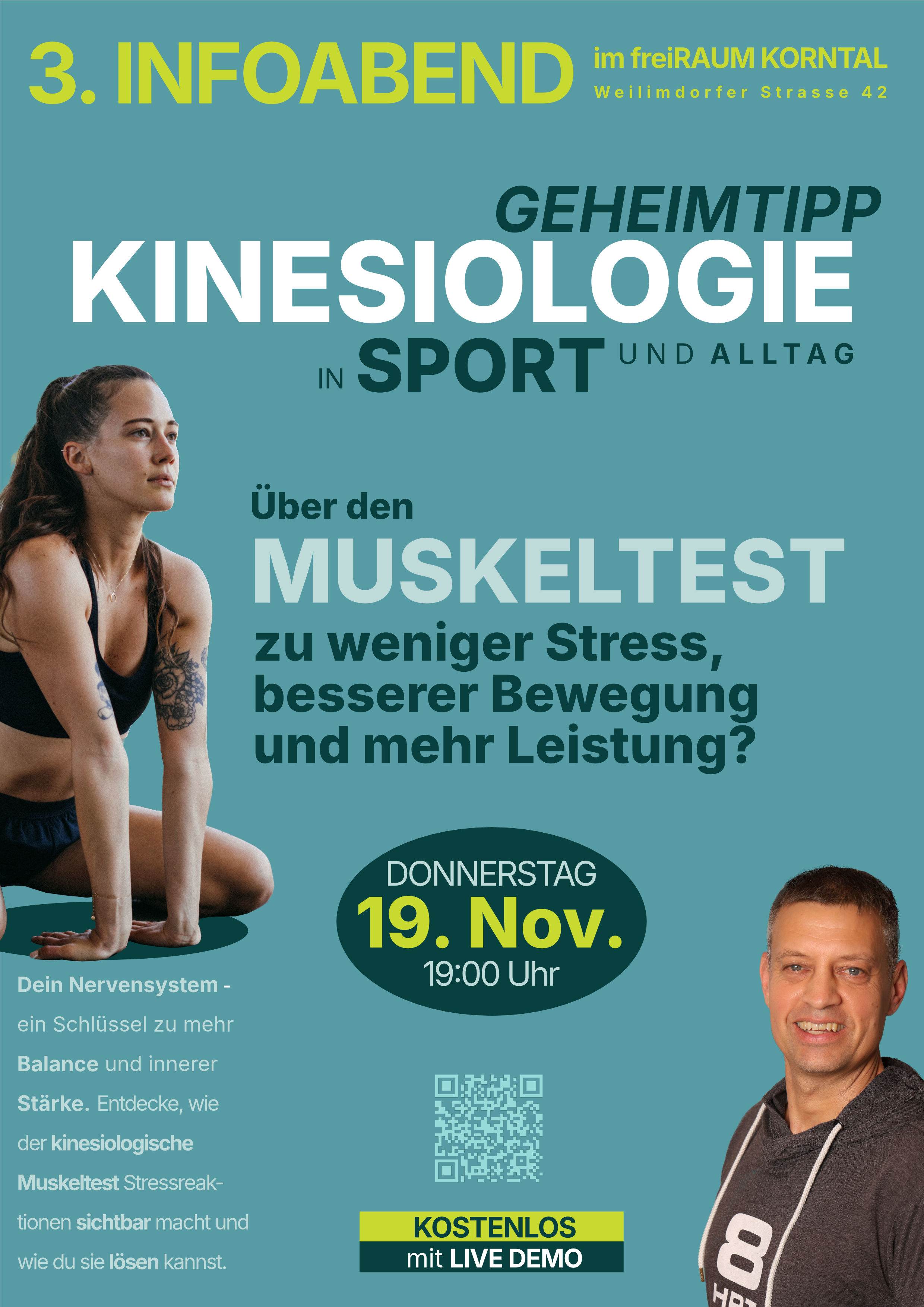 der kinesiologische Muskeltest